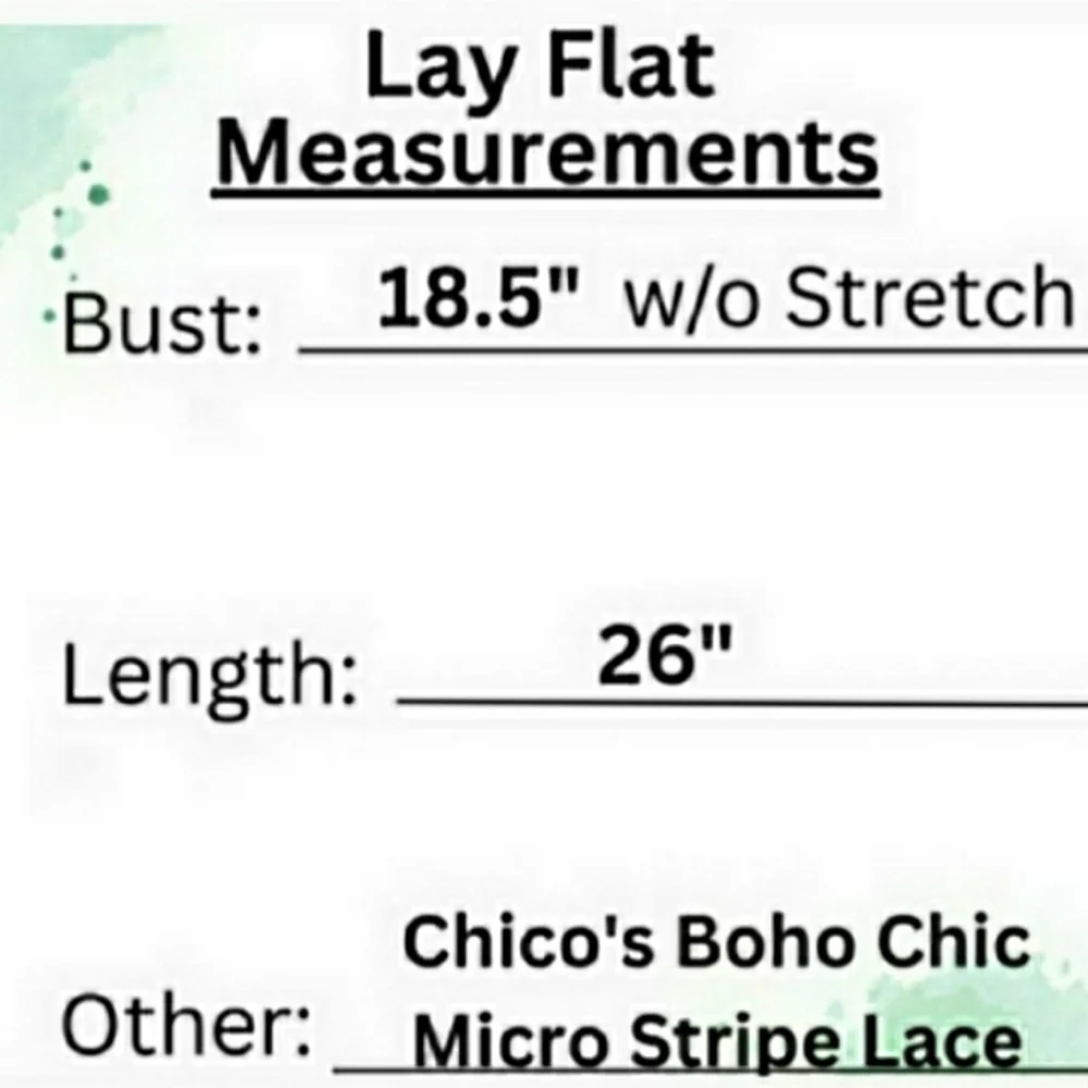 Chico's Top French Pinstripe Lantern Sleeve Blue White Stretch MED π¦RETAIL $89- - Picture 9 of 11